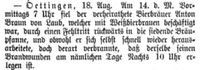 Nachrichten des Schweinfurter Tagblatts von 1879